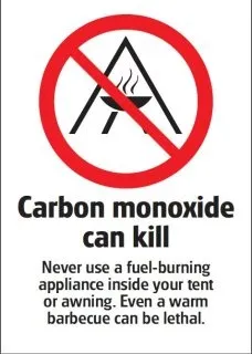 dangers of cooking in ur tent image