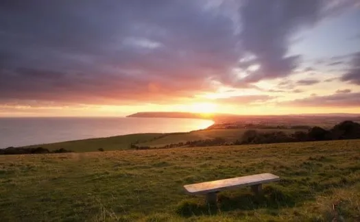 SEA CLIFF CLIMBING AT CULVER DOWNS, ISLE OF WIGHT