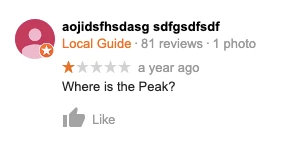 where is the peak
