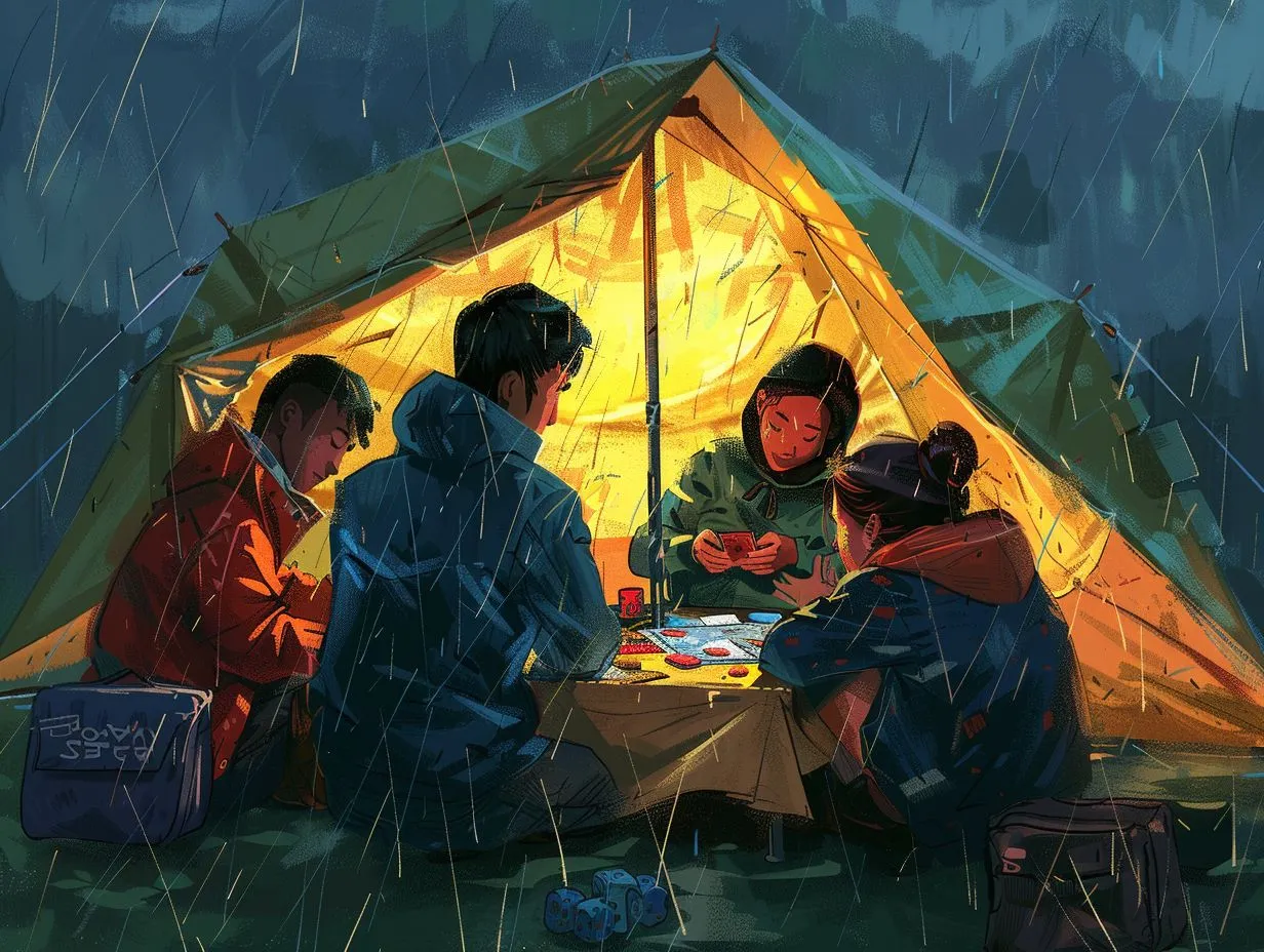 Campsite Games For Rainy Days