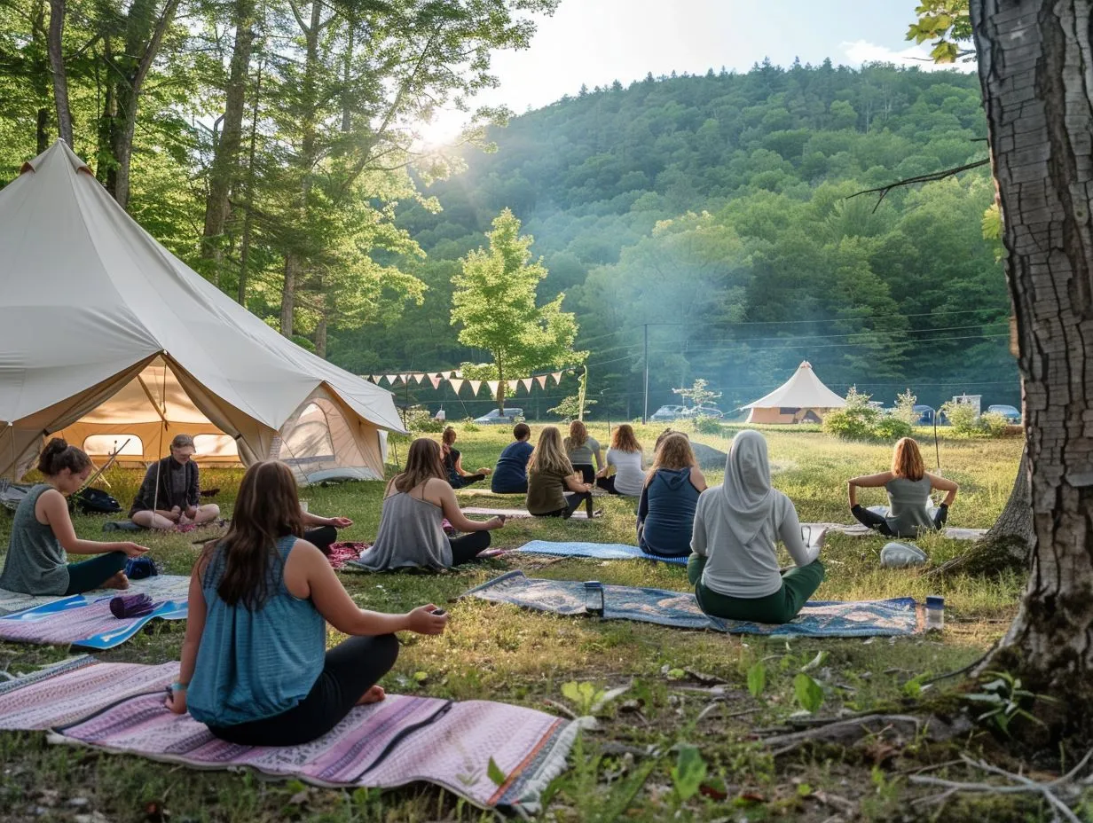 Finding Peace Yoga And Meditation Retreats For Campers