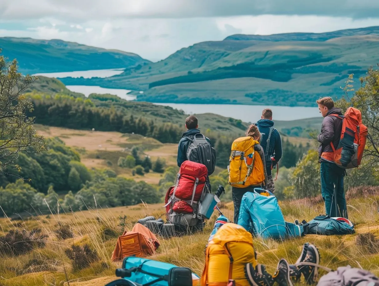 Preparing For A Camping Trip In Scotland