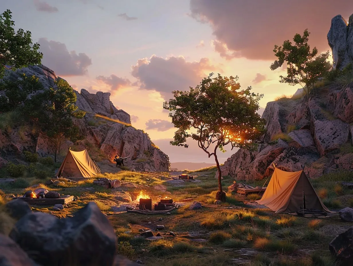 Why should I consider camping in a heritage site?