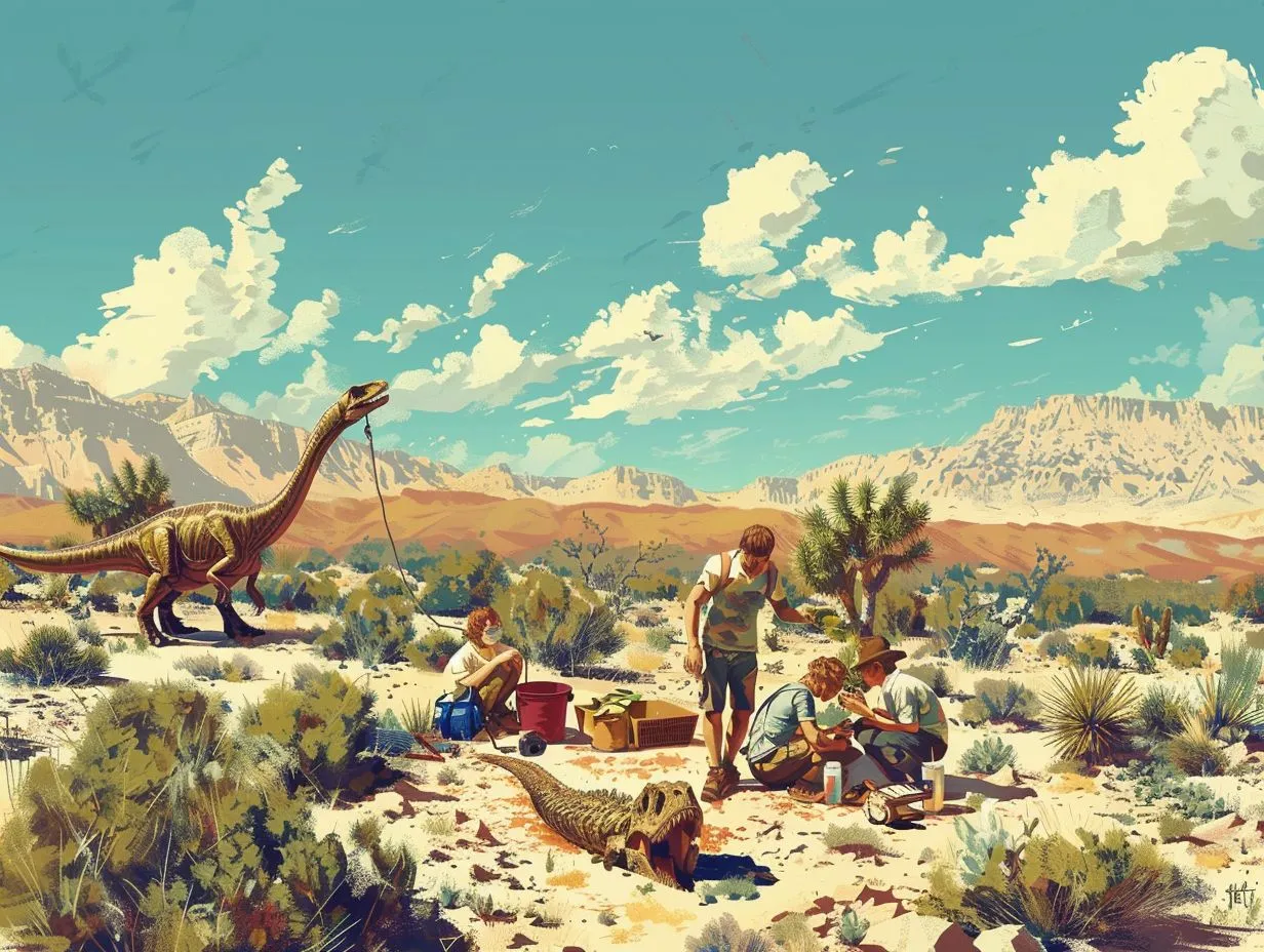  Are there any campsites specifically designed for dinosaur fossil hunting? 